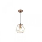 Pendente 1xe27 Escala Taschibra Cobre