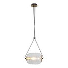 Pendente 20,3x20,3cm Lamparina Hc013 Bella Iluminação Dourado