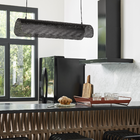 Pendente Cilíndrico 2 Lâmpada Ferro Preto Carmid Inspire