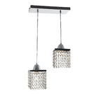 Pendente 2 Lâmpadas Prata Cordoba Auremar