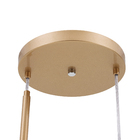 Pendente Linear 2 Lâmpadas Vidro Preto Casual e Decorativo LLUM Bronzearte