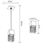Pendente 3291 Preto Para 1 Lâmpada