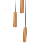 Pendente 3 Lâmpadas Cobre Metal Mini Tube Auremar