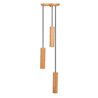 Pendente 3 Lâmpadas Cobre Metal Mini Tube Auremar