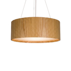 Pendente Cilndrico 3 Lmpadas Madeira Freij Home Center