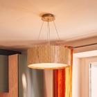 Pendente Cilndrico 3 Lmpadas Madeira Freij Home Center