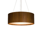 Pendente Cilndrico 3 Lmpadas Madeira Imbuia Home Center