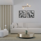 Pendente Linear 4 Lâmpadas Metal Dourado Casual e Decorativo LLUM Bronzearte