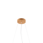 Pendente Cilndrico 4 Lmpadas Madeira Freij  Home Center