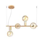 Pendente 4 Lâmpadas Gold Metal Decor LLUM Bronzearte