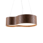 Pendente Cilndrico 4 Lmpadas Madeira Imbuia Home Center