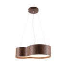 Pendente Cilndrico 4 Lmpadas Madeira Imbuia Home Center
