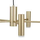 Pendente Ramificado 5 Lâmpadas Metal Dourado Bis Spot Line