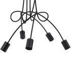 Pendente 5 Lâmpadas Metal Preto Papilon Inspire