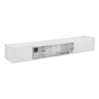 Pendente Linear 6 Lâmpadas Metal e Madeira Preto Inspire