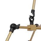 Pendente 6 Lâmpadas Preto Metal Chicago