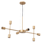 Pendente 8 Lâmpadas Dourado Alumínio Atom Auremar