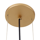 Pendente 8 Lâmpadas Dourado Alumínio Atom Auremar