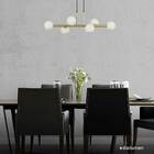 Pendente Abaporu 6 Cúpulas Globo Vidro Bella Hl003w St1864