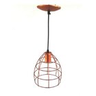 Pendente Aço Aramado Oval Pequeno Emalustres