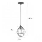 Pendente Aço Aramado Peão Pequeno Emalustres