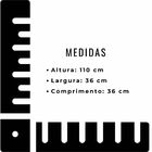 Pendente Aço Preto Cobre 1 X E27