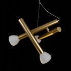 Pendente Aiko Ouro Fosco Branco P/ 3x G9 Lt014 Starlux St2578