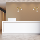 Pendente Aiko Ouro Fosco Branco P/ 3x G9 Lt014 Starlux St2578