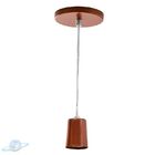 Pendente Alumínio Copo Redondo Cobre E27