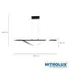 Pendente Alumínio e Silicone Lp Bivolt Nitrolux