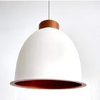 Pendente Alumínio Oval Bald Emalustres Alumínio