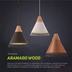 Pendente Alumínio Rpx Wood Branco - Design Industrial - Start