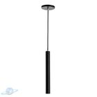 Pendente Alumínio Tubo 35cm Preto Gu10