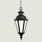 Pendente Aluminium Preto 1e27 80cm 1901