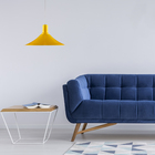 Pendente Amarelo Metal Maozi Luz Vita