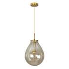 Pendente Amora Conhaque 30x48cm Zr160-30co Starlux + Led E27