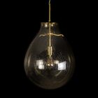 Pendente Amora Zr164-40wa 54cm Gotas Aqua P/ E27  Starlux St2