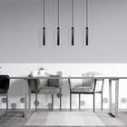 Pendente Anakin Preto Fosco Led 3w Branco Quente Zr151 Starlu