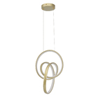 Pendente Anéis Alumínio Gold Space LLUM Bronzearte