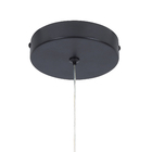 Pendente Anéis Alumínio Preto Space LLUM Bronzearte