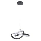 Pendente Anéis Alumínio Preto Space LLUM Bronzearte