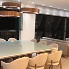 Pendente Anel Fechado De Madeira 60cm