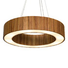 Pendente Anel Fechado De Madeira 60cm