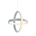 Pendente Anelli Branco 22cm Led 26w 1820lm 3000k Bivolt Para