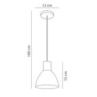 Pendente Anello Wood 40w - Startec - Branco