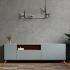 Pendente Angel Lt009-sky Preto Smoky P/ 4x G9 Starlux St2611