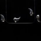 Pendente Angel Lt009-sky Preto Smoky P/ 4x G9 Starlux St2611