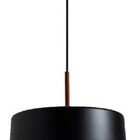 Pendente Antony Lux Baltazar Grande 1xe27 Preto E Cobre 4066-