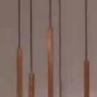 Pendente Antony Lux Tubo Dourado 1xg9 3066/40