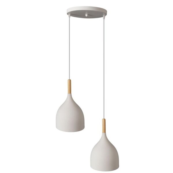 Pendente Aquarela Gota 2 Luzes Aqg2x1725pdbc Bronzearte Bronz